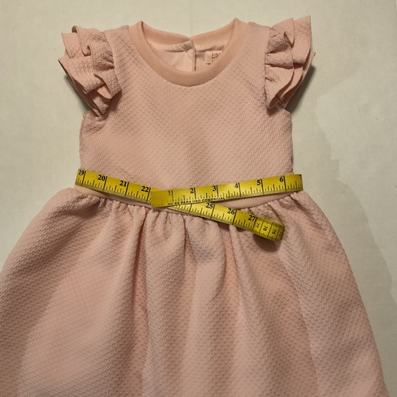 Ted Baker Baby Pink Dress Short Ruffle Sleeves - Picture 5 of 13